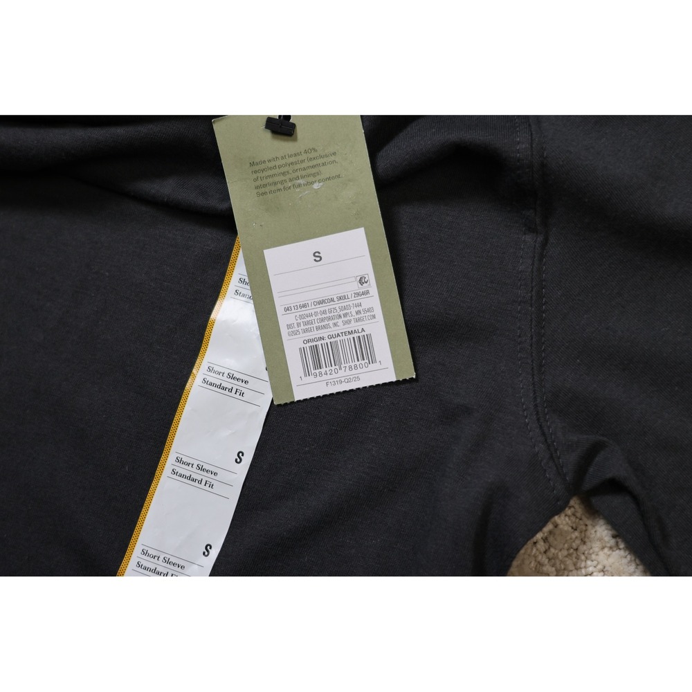 Goodfellow & Co Mens Live Fast Moto Club Graphic T-Shirt Charcoal Gray Small NWT - Picture 5 of 7